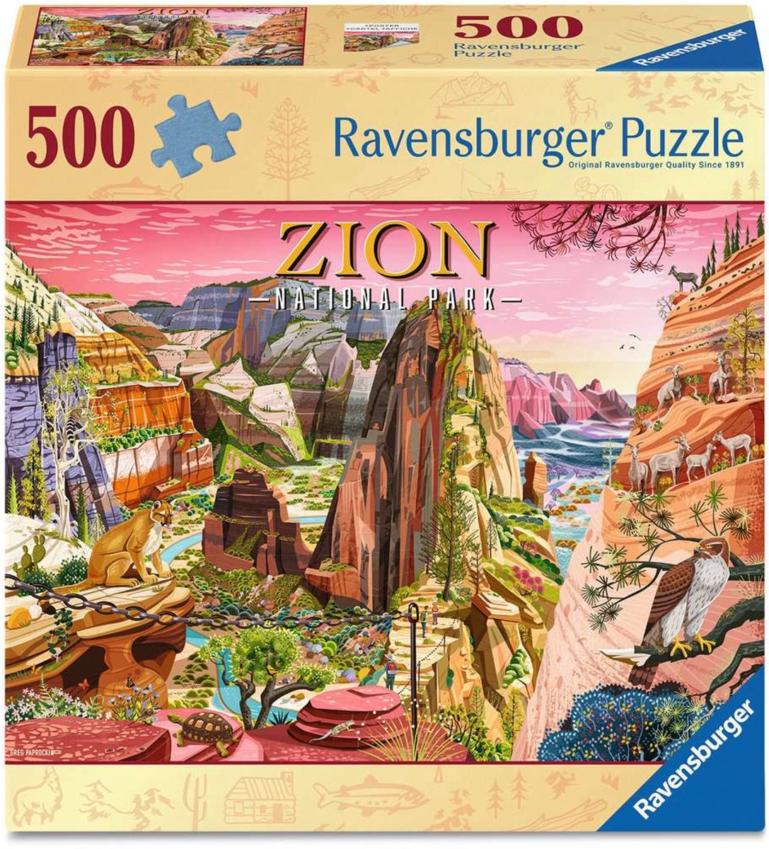 Ravensburger Puzzle Zion Nationalpark - 500 Teile.