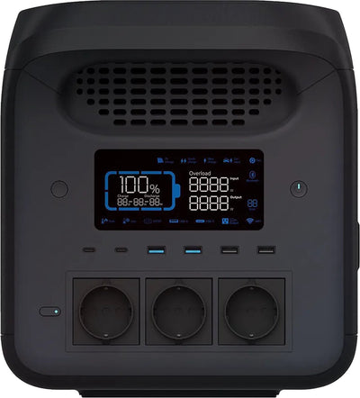 Mestic Kraftwerk MPS-1800 – Nennleistung: 1800 W – Lifepo4-Batterie – Kapazität: 1226 WH