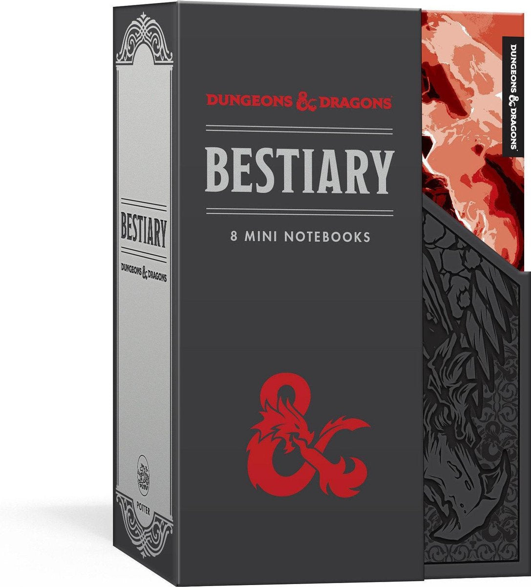 Dungeons and Dragons Bestiarium Notizbuch-Set - 8 Notizbücher - für D&D-Fans