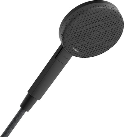 Hansgrohe Raindance Alive Select S – Handbrause – Auswahlknopfsteuerung – Größe 125 mm – 3 Strahlfunktionen – Mattschwarz