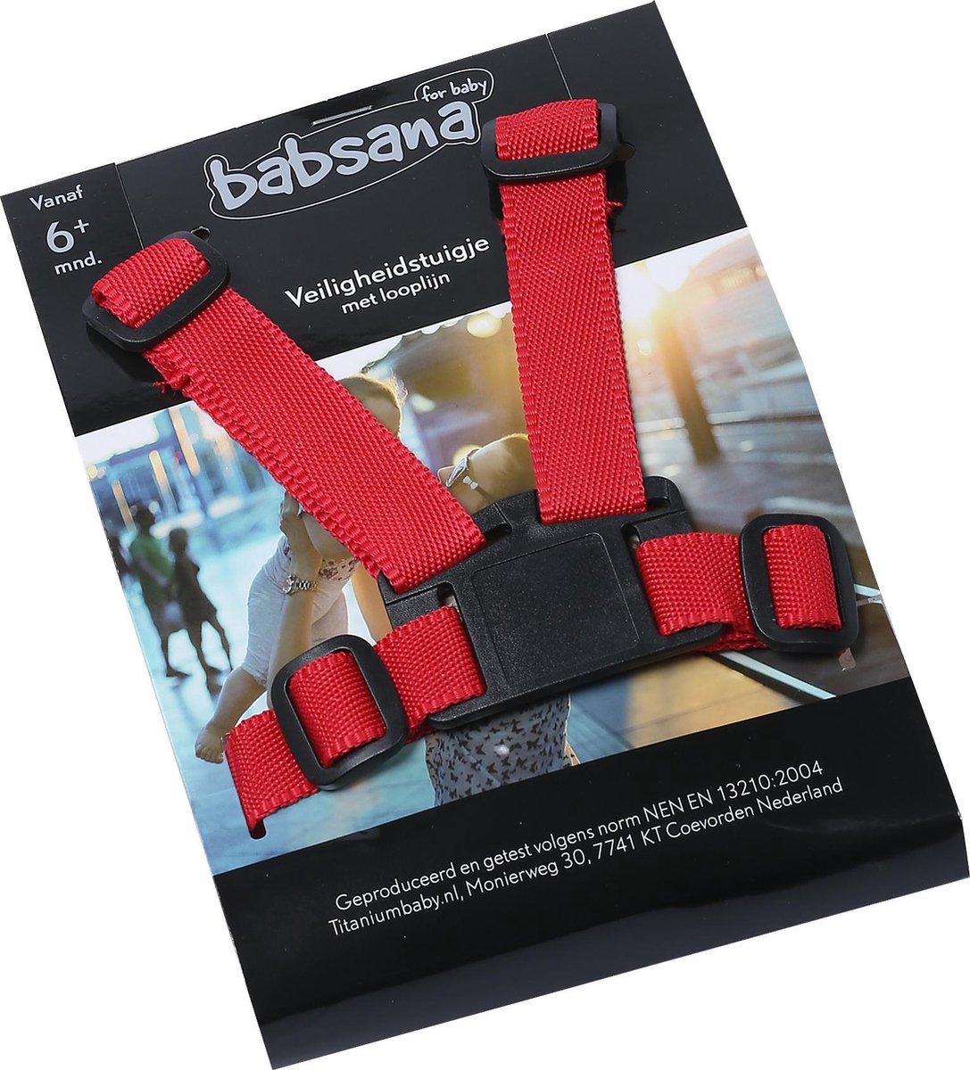 Babsana universeller Hochstuhlgurt aus rotem Nylon TB-1161