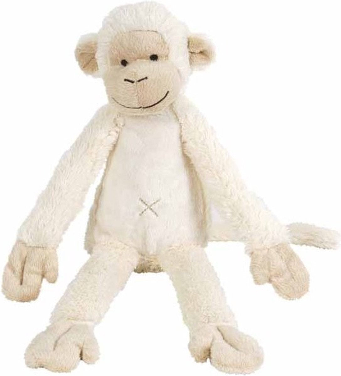 Happy Horse Affe Mickey Kuscheltier 43cm – weiß – Babykuscheltier