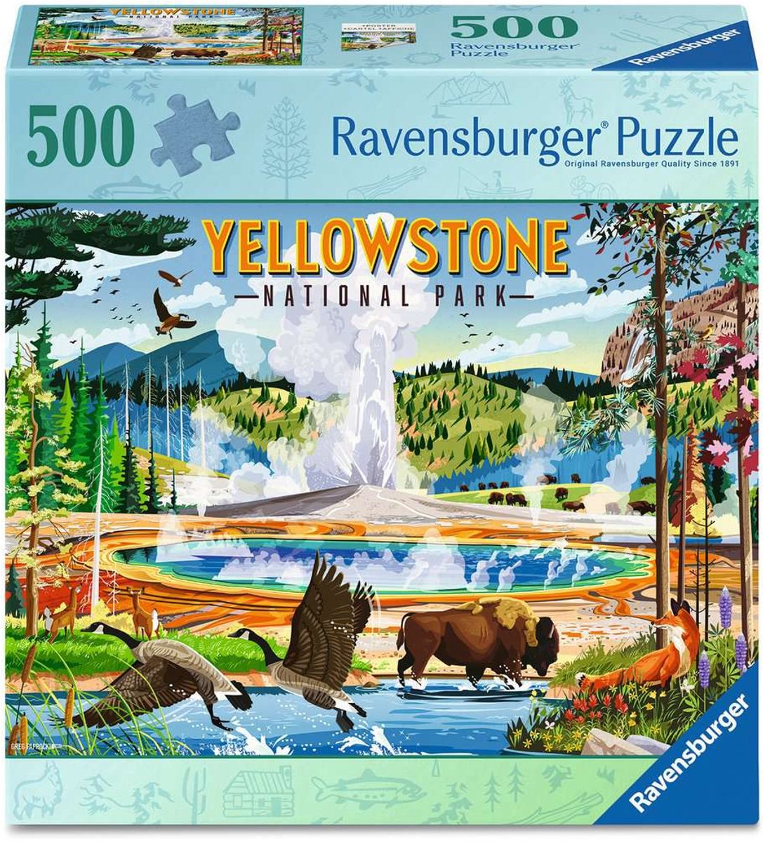 Ravensburger Puzzle Yellowstone Nationalpark - 500 Teile.