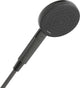 Hansgrohe Raindance Alive Select S – Handbrause – Ecosmart Wassersparen – Auswahlknopfsteuerung – 125 mm Größe – 3 Strahlfunktionen – gebürstetes schwarzes Chrom