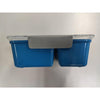 Lunchbox aus Kunststoff mit Gabel 20x15x7cm