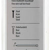 Mack 1017131 – feiner Nagel mit rundem Kopf, 85 g, 1,5 x 30 mm | 5 Stück