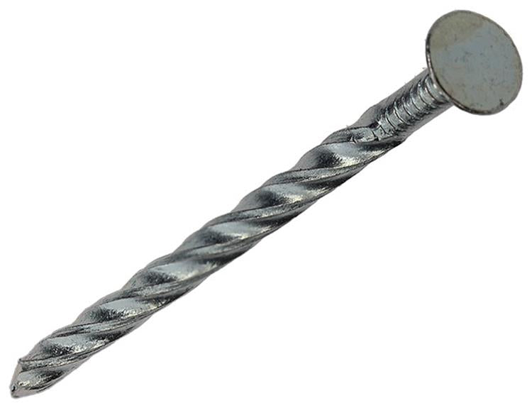 Mack 1017160 – gedrehter Nagel, verzinkt, 135 g, 3,0 x 60 mm | 5 Stück