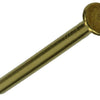 Mack 1017165 - Nagel Flachkopf Messing 20 gr2,0 x 30 mm | 10 Stück