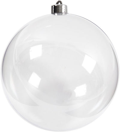 Creativ Company Dekokugeln, D 15,6 cm, transparent, 1 Stück