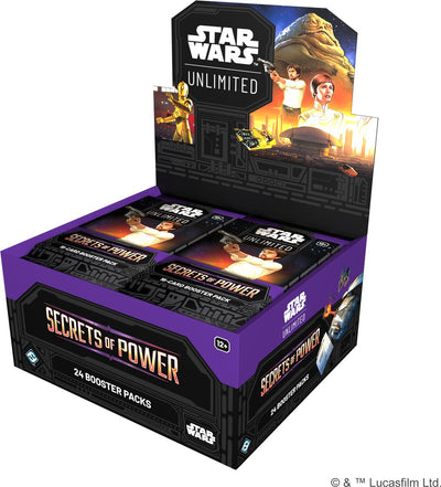 Fantasy Flight Games Star Wars Unlimited Secrets of Power Booster-Box – 24 Booster-Packs