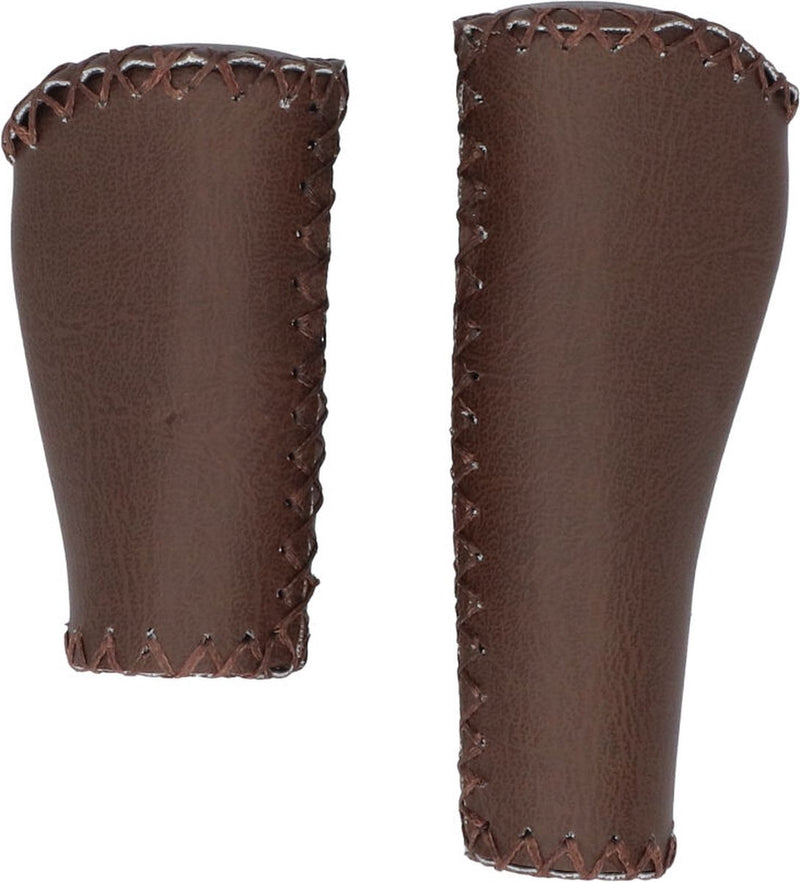 Dresco Fahrradgriffe Ergo-Leder 135 92 mm braun