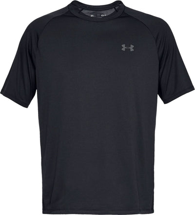 Under Armour UA Tech 2.0 SS Tee-Blk Herren-Sportshirt – Schwarz – Graphit