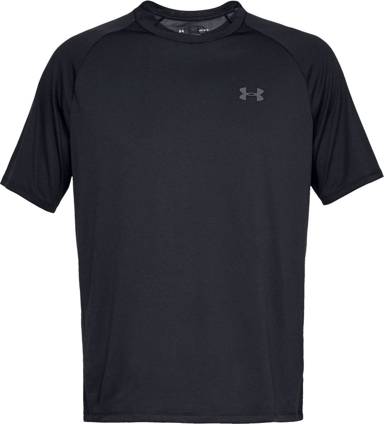 Under Armour UA Tech 2.0 SS Tee-Blk Herren-Sportshirt – Schwarz – Graphit