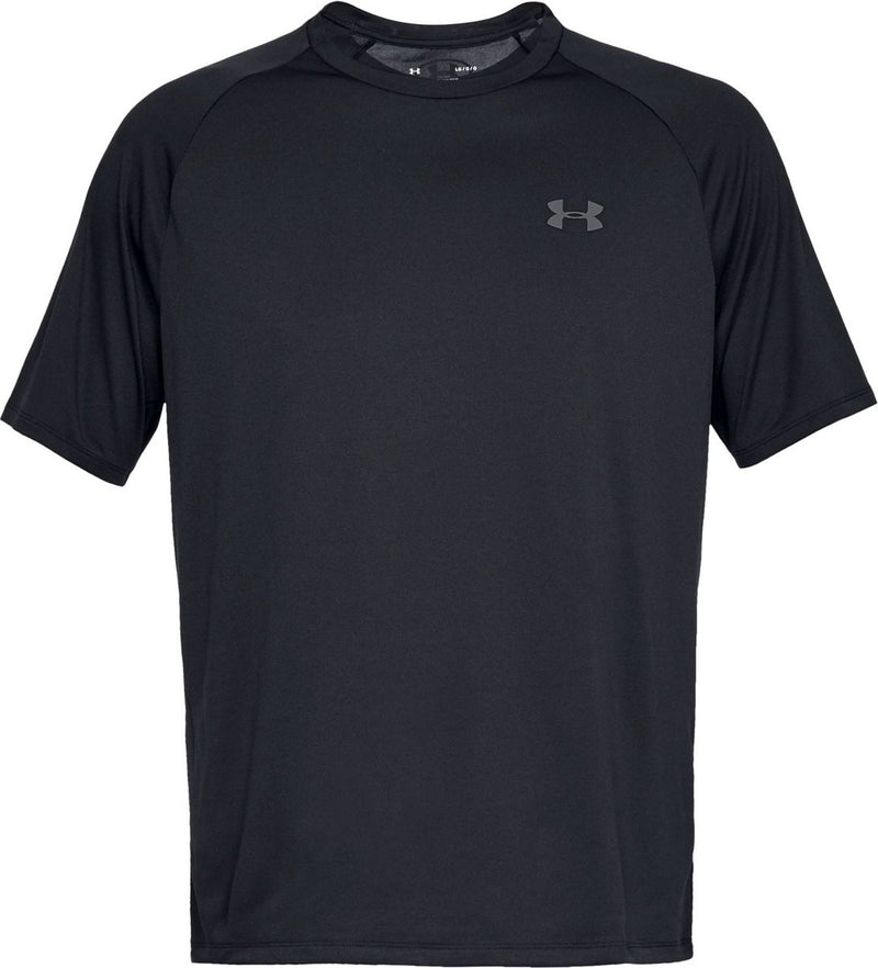 Under Armour UA Tech 2.0 SS Tee-Blk Herren-Sportshirt – Schwarz – Graphit