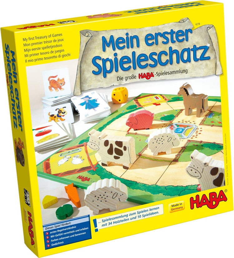 Haba Spielebox Spiele ab 3 Jahren 10 Spiele in 1 Box