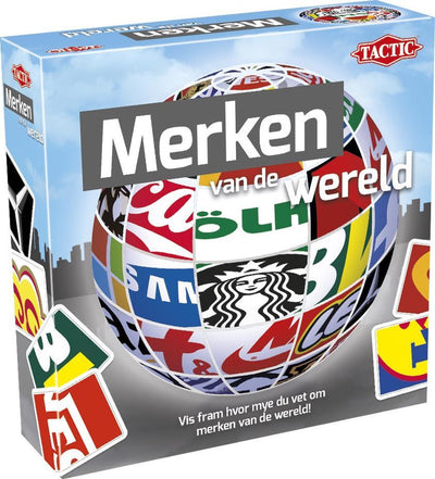 Taktikmarken der Welt – Kartenspiel – Quizspiel – Berühmte Weltmarken und Logos – Wissen und Spaß – aus der Weltserie – 2 oder mehr Spieler – ab 12 Jahren
