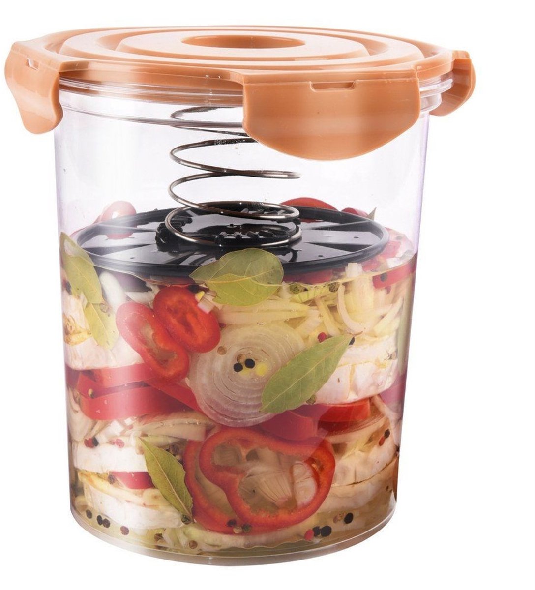 Orion - pojemnik do marynowania - 4l - mit Federdeckel - transparent