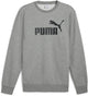 Puma ess Nr. 1 Logo Crew FL Herrenpullover – Mittelgrau meliert