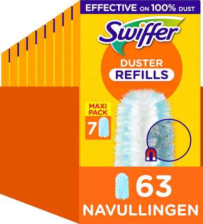 Swiffer Staubwedel-Nachfüllungen – Staubwedel – 9 x 7 = 63 Stück