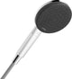 Hansgrohe Raindance Alive Select S – Handbrause – Auswahlknopfsteuerung – Größe 125 mm – 3 Strahlfunktionen – Chrom