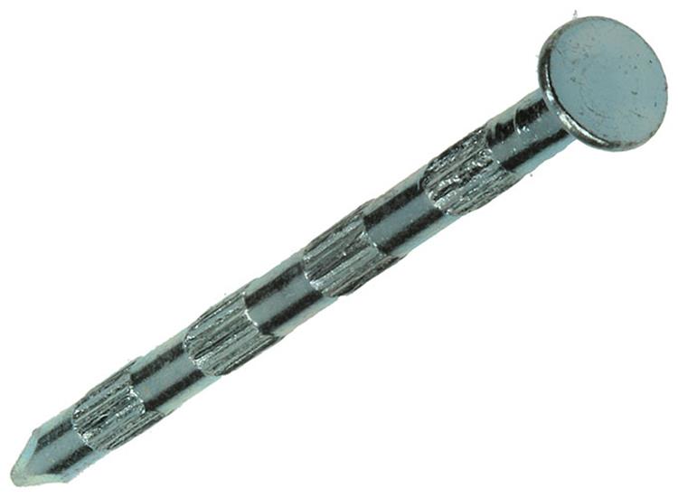 Mack 1017188 – Stahlrippennagel UK St. gehärtet + verzinkt 16 Stück 2,7 x 50 mm | 10 Stück