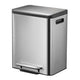 EKO EKO Pedal Bin Ecocasa 2x15 l Matte Silber -Colored