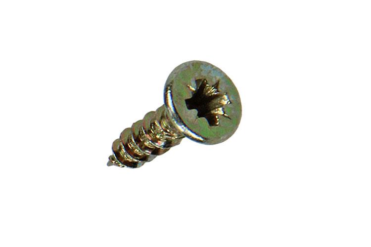 Mack 1017215 - Spanplattenschraube mit Kopf gelb plattiert 55 Stück 3,0 x 12 mm | 10 Stück