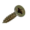 Mack 1017216 - Spanplattenschraube mit Kopf gelb plattiert 50 Stück 3,0 x 16 mm | 10 Stück
