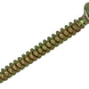 Mack 1017220 - Spanplattenschraube mit Kopf gelb plattiert 30 Stück 3,0 x 35 mm | 10 Stück