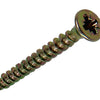 Mack 1017225 - Spanplattenschraube mit Kopf vergilbt 26 Stück 3,5 x 30 mm | 10 Stück