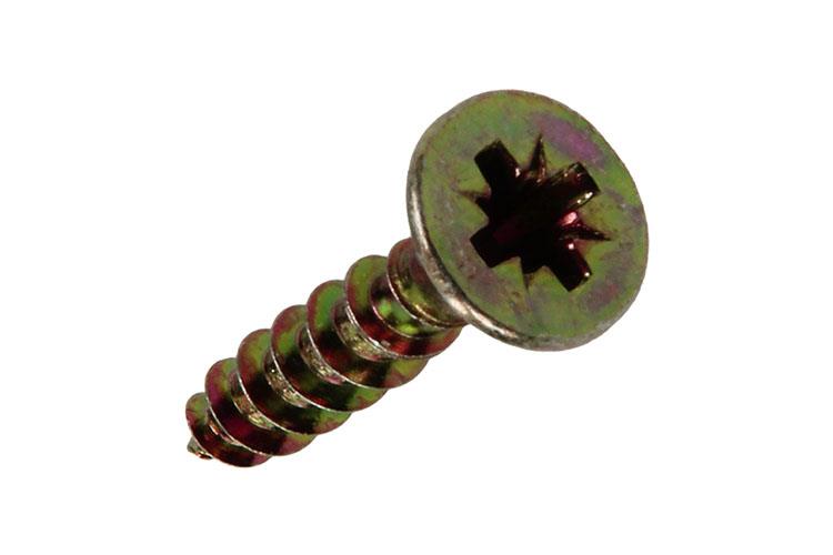 Mack 1017241 - Spanplattenschraube mit Kopf gelb 24 Stück 4,5 x 20 mm | 10 Stück