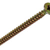 Mack 1017249 - Spanplattenschraube mit Kopf gelb plattiert 10 Stück 4,5 x 60 mm | 10 Stück