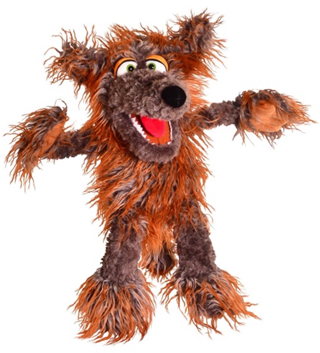 Living Puppets Plüschhandpuppe Wolf Siegried 57cm