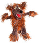 Living Puppets Plüschhandpuppe Wolf Siegried 57cm