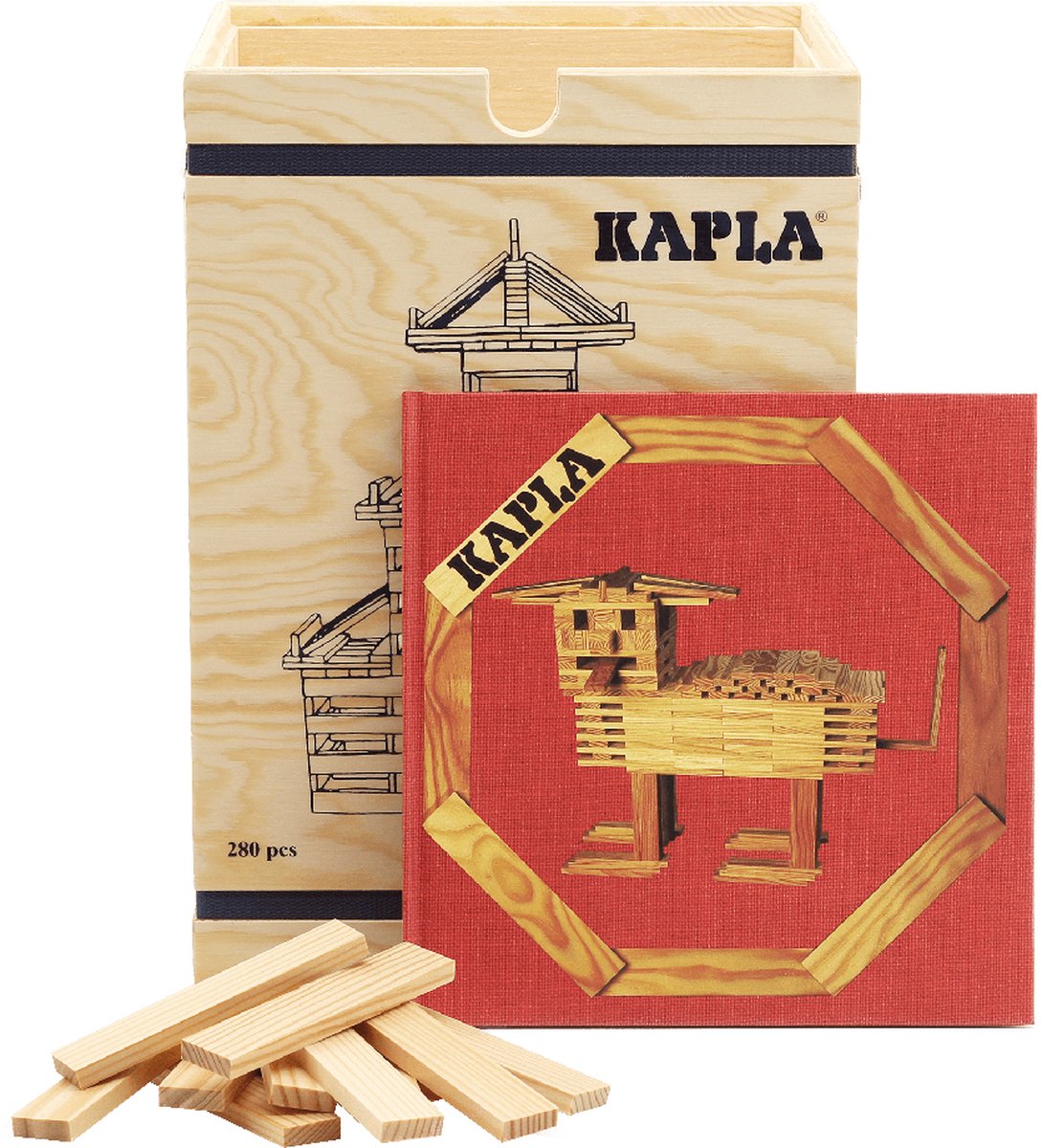 Kapla - Rohling - Konstruktionsspielzeug - Musterbuch - 280 Bretter