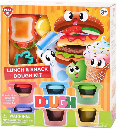 Playgo Lunch- und Süßigkeiten-Ton-Set – 6 Tontöpfe