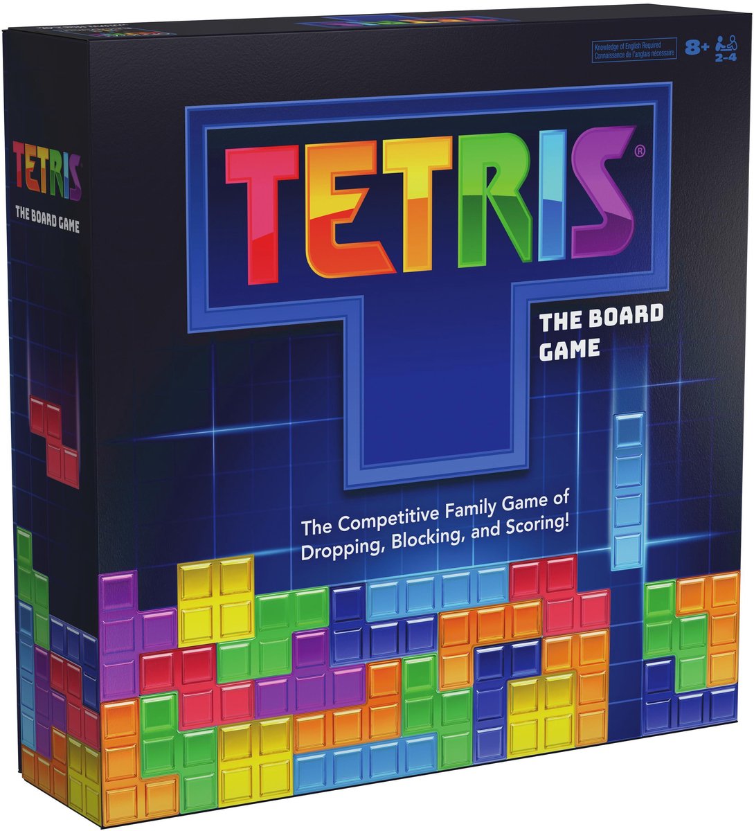 Spin-Master-Spiele – Tetris – Brettspiel – 2–4 Spieler – Tetris
