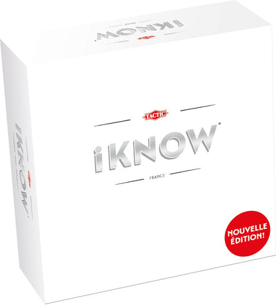 Tactic iknow – Gesellschaftsspiel – Quizspiel – Wissensspiel – 1.600 Fragen – 4.800 Indizes – 2 bis 6 Jahre – seit 15 Jahren – Französische Ausgabe!