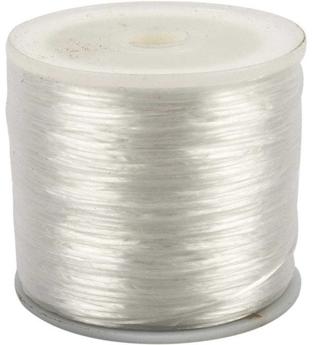Creativ Company elastische Kordel, flach, Stärke 1 mm, 100 m 1 Rolle