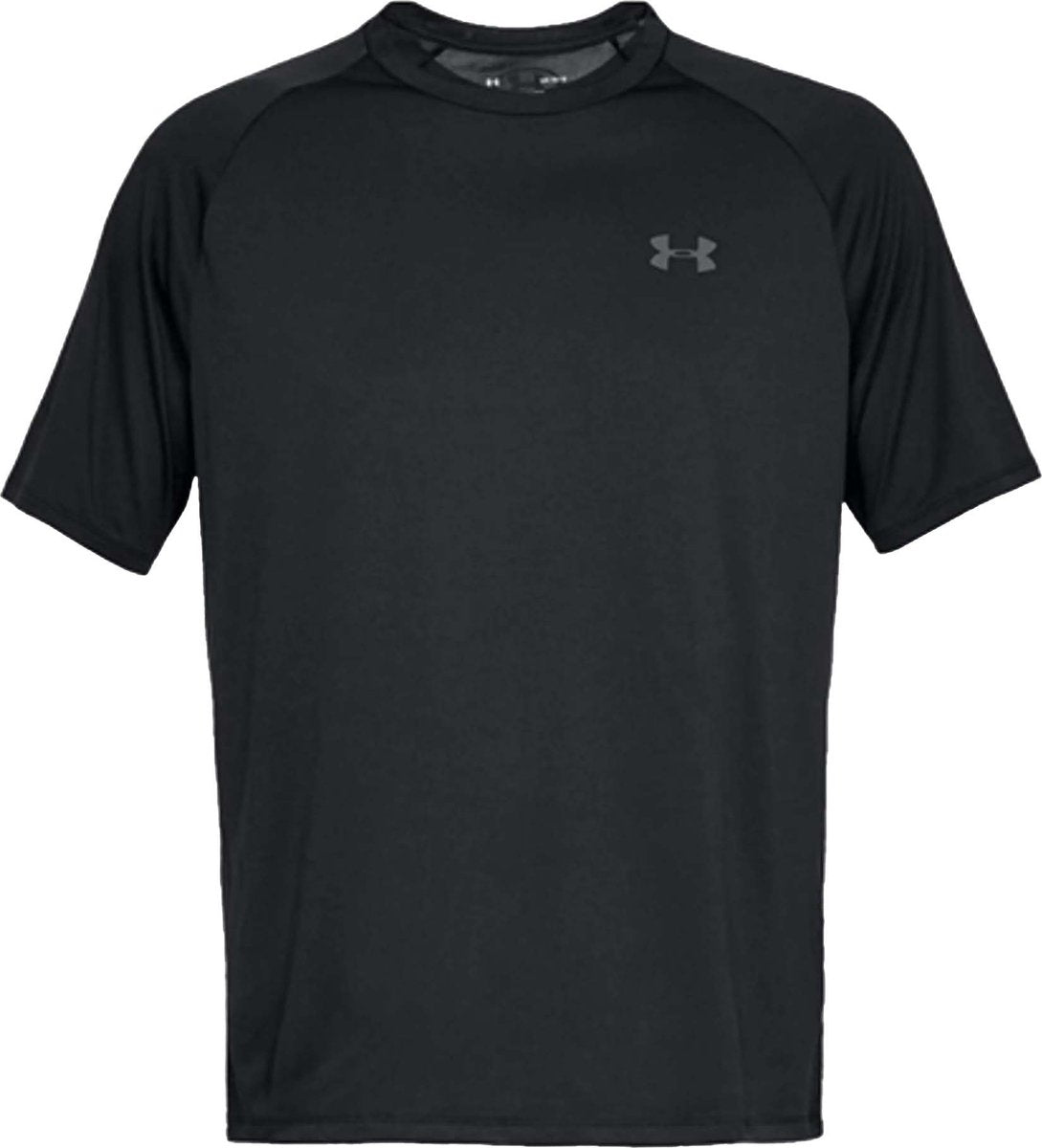 Under Armour UA Tech 2.0 SS Tee-Blk Herren-Sportshirt – Schwarz – Graphit