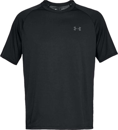 Under Armour UA Tech 2.0 SS Tee-Blk Herren-Sportshirt – Schwarz – Graphit
