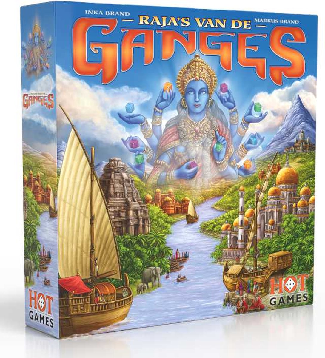 Geronimo-Spiele Rajas des Ganges – Brettspiel