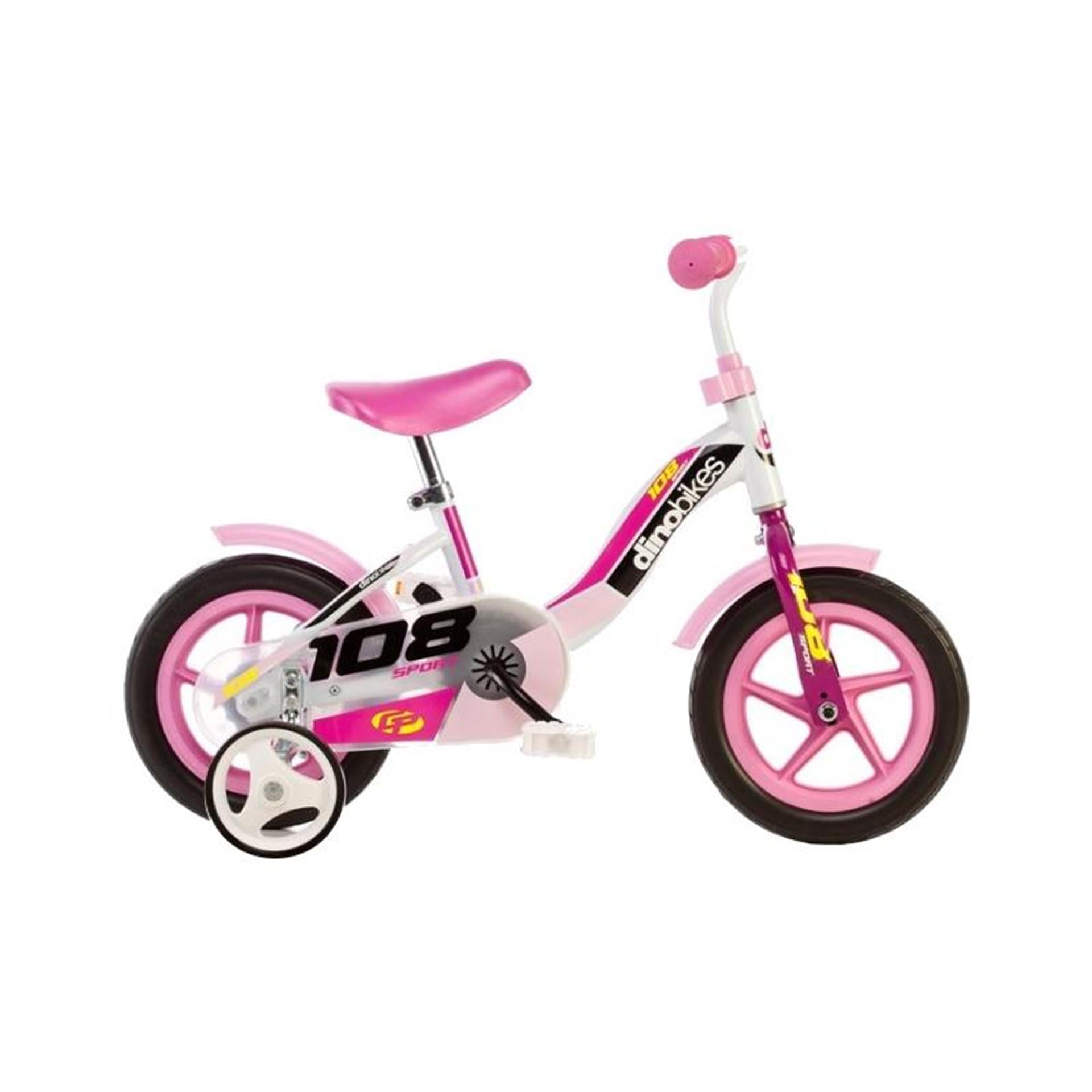 Dino 108 Sport 10 Zoll 17 cm Mädchen rosa weiß