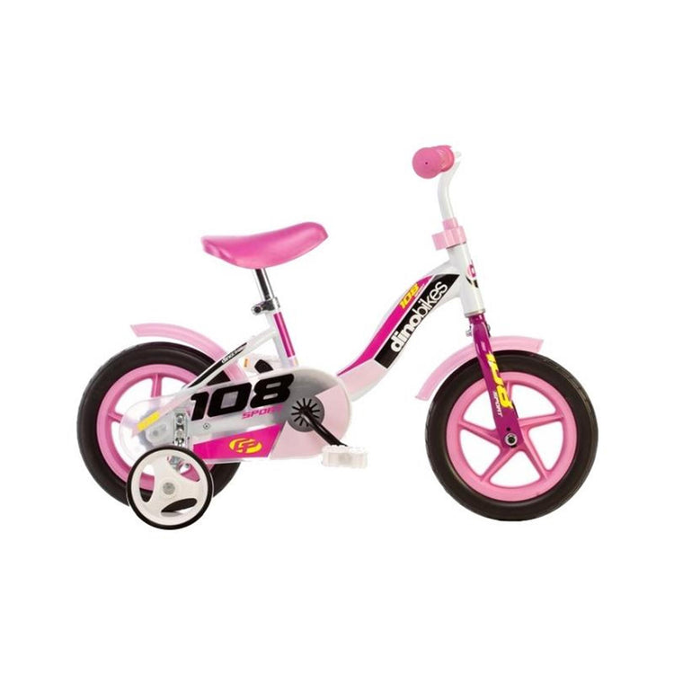 Dino 108 Sport 10 Zoll 17 cm Mädchen rosa weiß