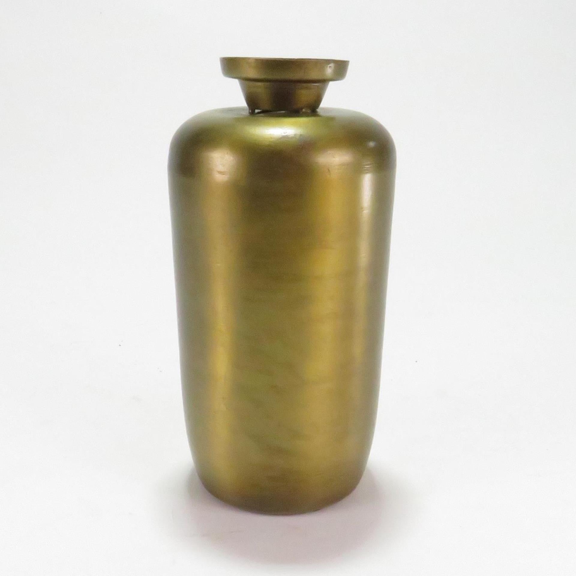 Kolony Vase Metall goldfarben 21,5cm