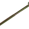 Mack 1017268 – Spanplattenschraube mit Kopf gelb beschichtet. 4 Stück 6,0 x 120 mm | 5 Stück