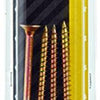Mack 1017268 – Spanplattenschraube mit Kopf gelb beschichtet. 4 Stück 6,0 x 120 mm | 5 Stück