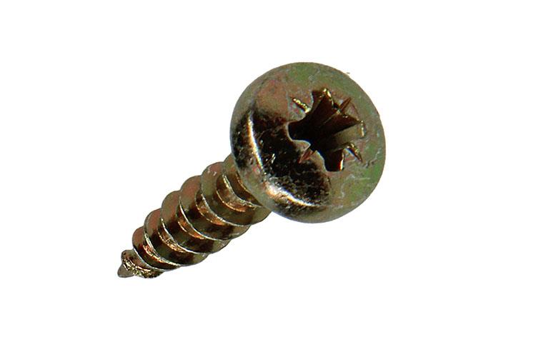 Mack 1017277 - Spanplattenschraube Zylinderkopf vergilbt 20 Stk 5,0 x 20 mm | 10 Stück