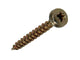 Mack 1017280 - Spanplattenschraube Zylinderkopf gelb plattiert 12 Stück 5,0 x 40 mm | 10 Stück