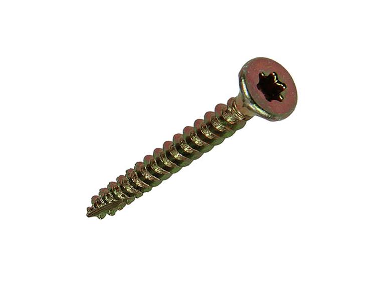 Mack 1017288 - spainplschr.vzkop-selfb. gelb plattiert 26 Stück 3,5 x 30 mm | 10 Stück